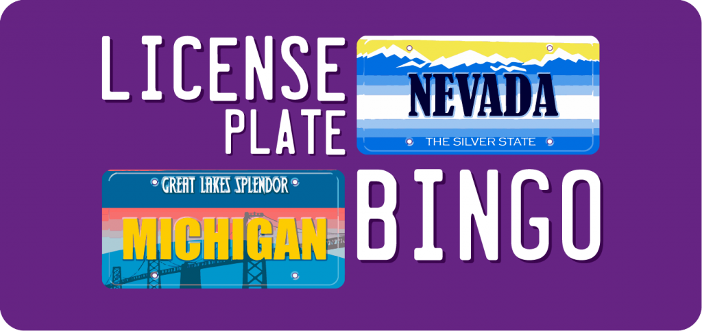 License Plate Bingo
